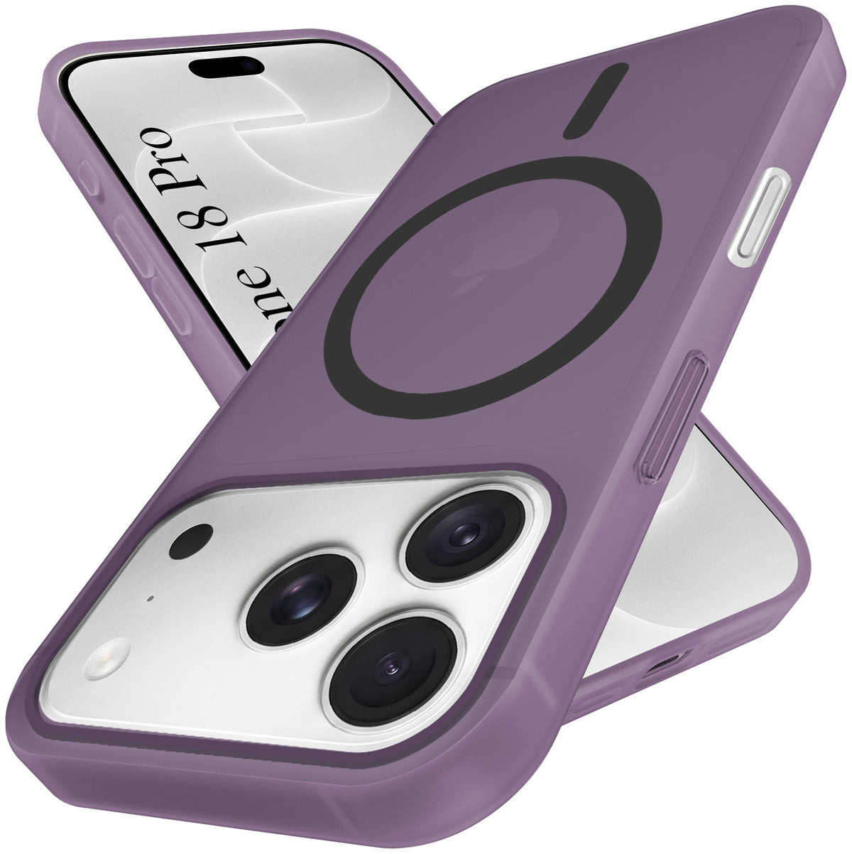 For Apple iPhone 18 Pro Back Cover Case (Frosted Matte Feel | MagSafe Compatible Wireless Charging)