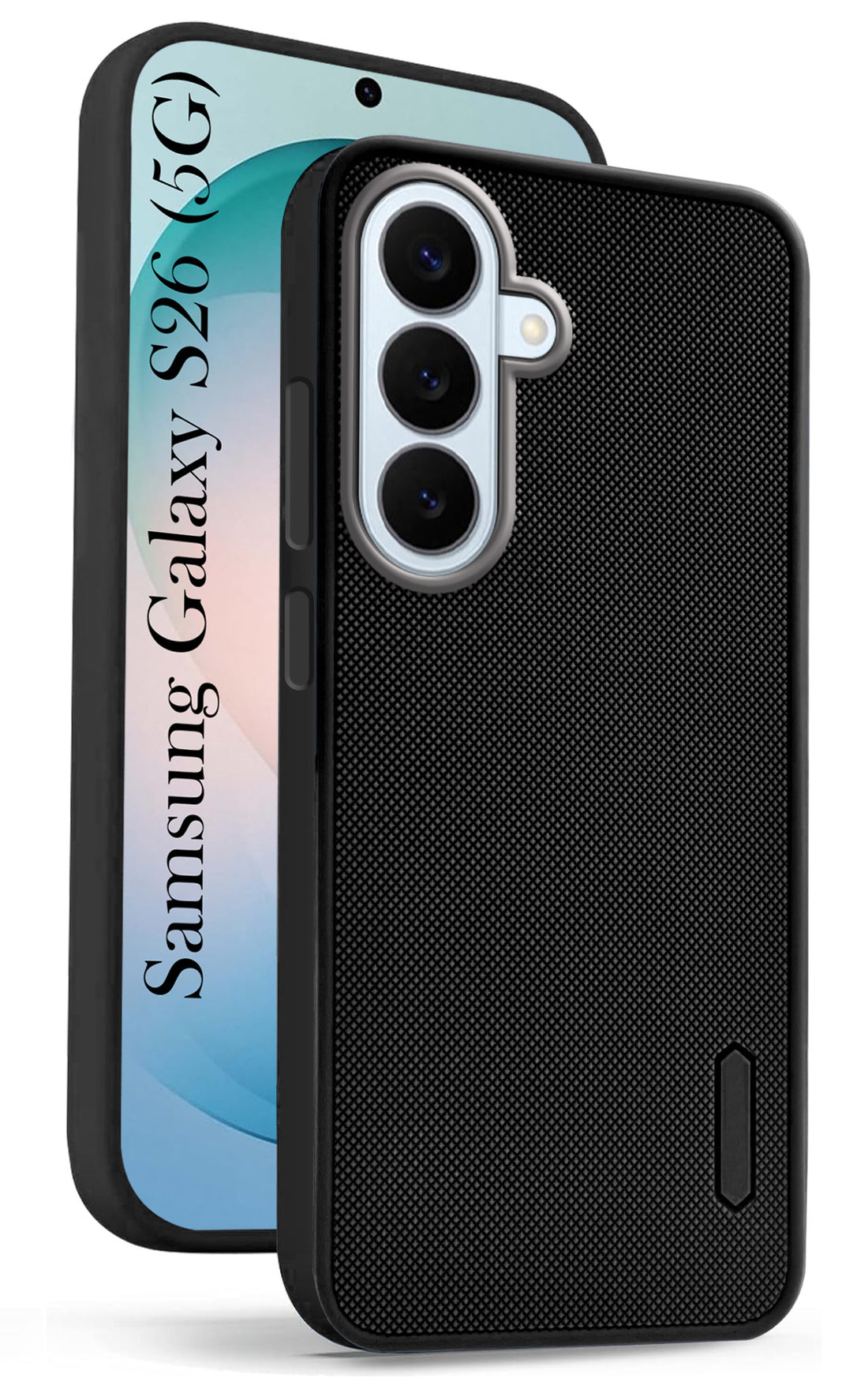 For Samsung Galaxy S26 5G Back Cover Case Rubberised  (Textured Grip Design | Micro-Fiber Cloth Inside | Slim and Light Weight | Soft Touch and Feel)