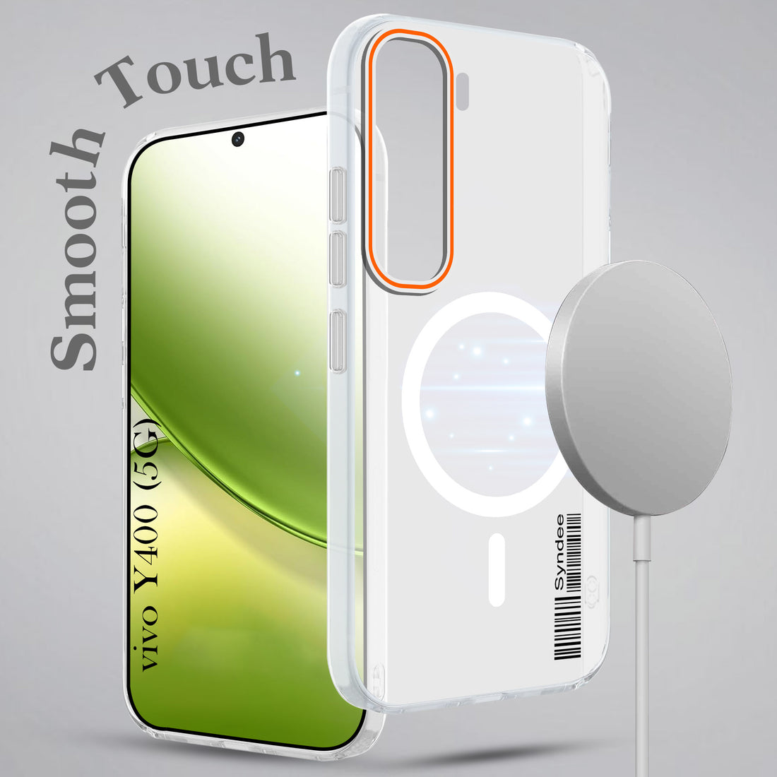 For Vivo Y400 Back Cover Case (Soft Touch | Camera Bump Protection | MagSafe Compatible | Matte Finish)