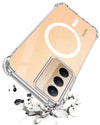 For Realme P3x Back Cover Shockproof Crystal-Clear (Magsafe Wireless Support | Drop & Camera Protection | Hard Polycarbonate)