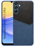 For Samsung Galaxy F15 5G Back Cover Case  (Dual PU Leather Stitch | Professional Minimalist | Soft and Flexible)