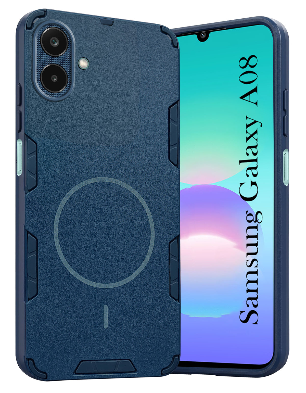 For Samsung Galaxy A08 Back Cover Case (Slim Hybrid Armor | Shockproof Camera Protection | Rugged Dual Layer)