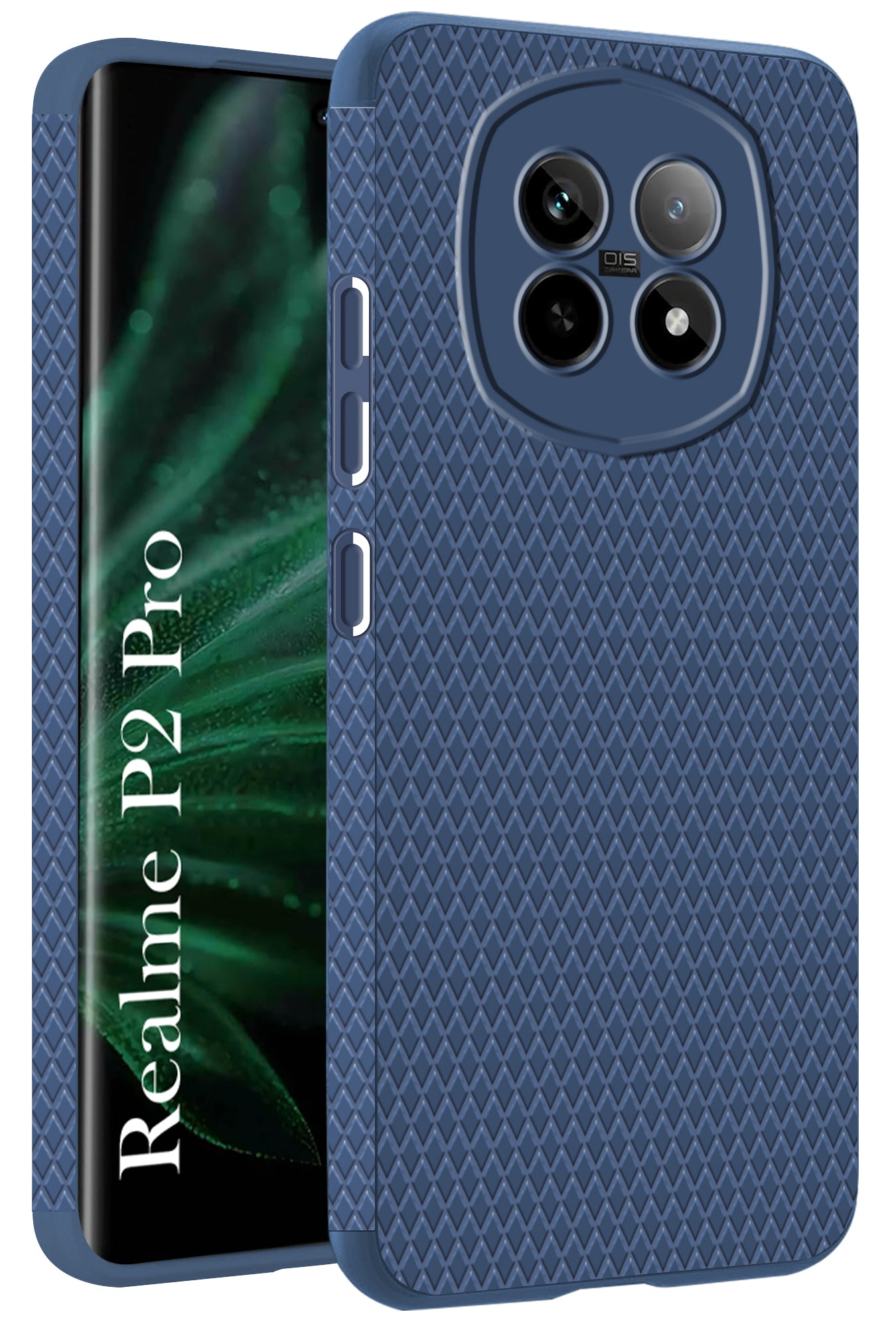 For Realme P2 Pro Back Cover Case (Liquid Silicone Side Grip