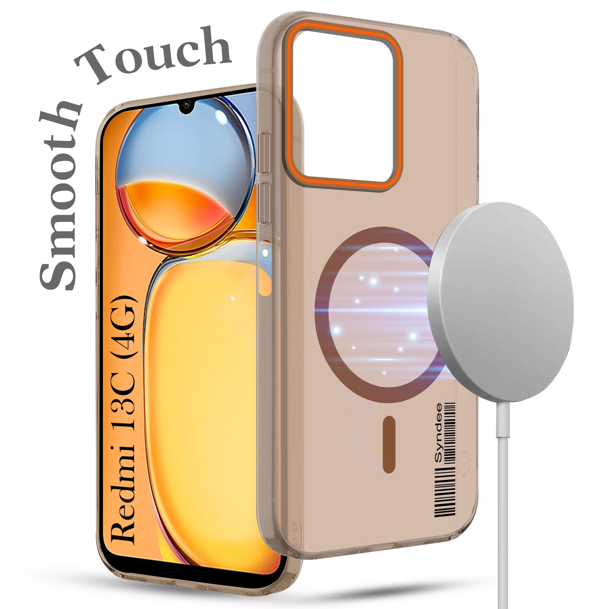 For Xiaomi Redmi 13C 4G Back Cover Case (Soft Touch | Camera Bump Protection | MagSafe Compatible | Matte Finish)