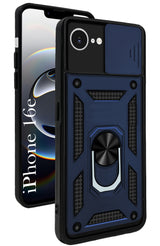 For iPhone 16e Back Cover Case (Hybrid Dual Armor Polycarbonate)