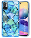 For Xiaomi Mi Redmi Note 10T 5G | Note 10 5G Back Cover Case Compatible 3D Silicone (Dual Design Glitter Sparkle and Detachable Diamond Print Case | Soft and Flexible)