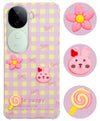 For Vivo V40e Back Cover Case (3D Cute Cartoons | Hard Back Side Soft | Matte Premium Finish | HD Printing)