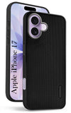For Apple iPhone 17 Back Cover Case Rubberised (Textured Grip Design | Micro-Fiber Cloth Inside | Slim and Light Weight | Soft Touch and Feel)