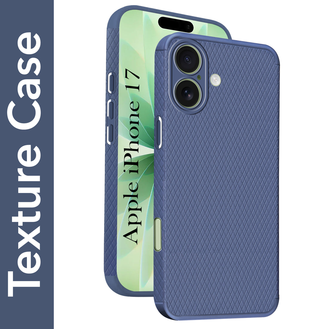 For Apple iPhone 17 Back Cover Case (Camera Protection | Side Grip Texture | Soft and Flexible)