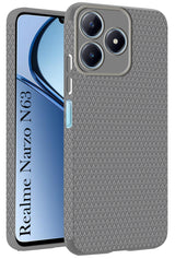 For Realme Narzo N63 Back Cover Case (Liquid Silicone | Side Grip | Camera Protection)
