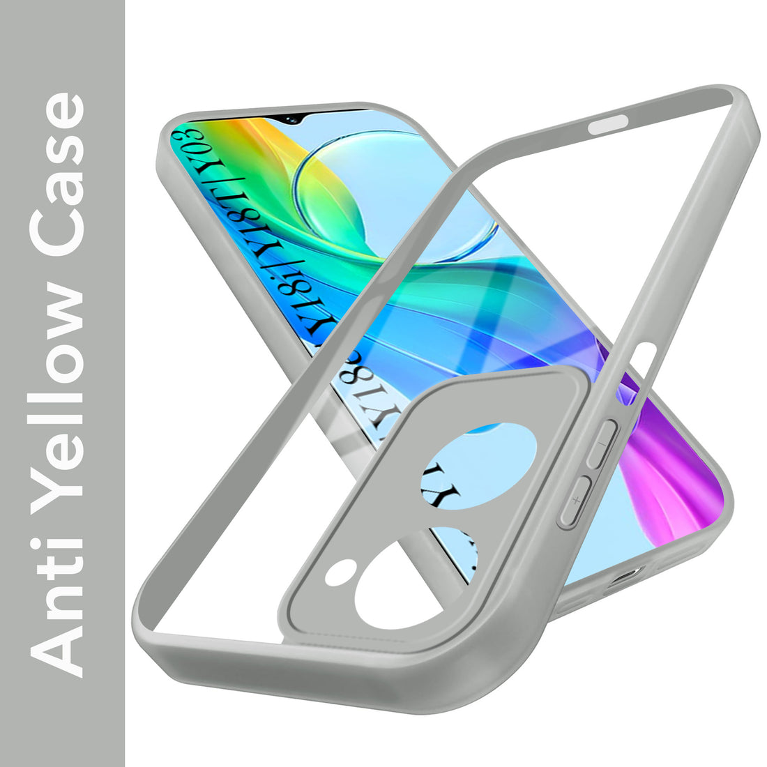 For Vivo Y18 | Y18e | Y03 | Y18i | Y18t Back Cover Case (Lifetime Anti Yellow | Anti Scratch | Crystal Clear Shockproof)
