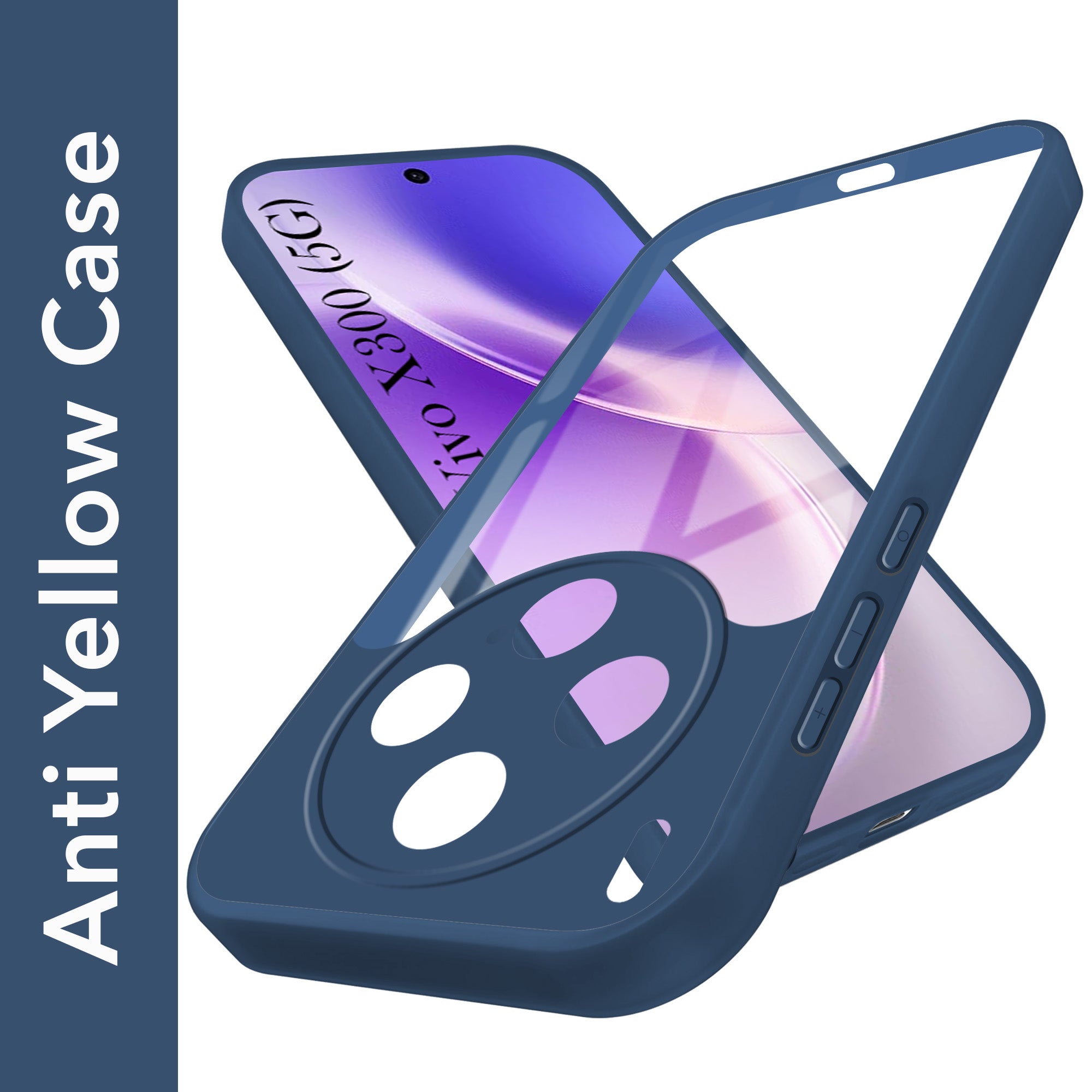 For Vivo X300 5G Back Cover Case Ultra-Hybrid (Lifetime Anti Yellow | Anti Scratch | Crystal Clear Shockproof)