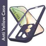 For Vivo Y200 Back Cover Case Ultra-Hybrid  (Lifetime Anti Yellow | Anti Scratch | Crystal Clear Shockproof)