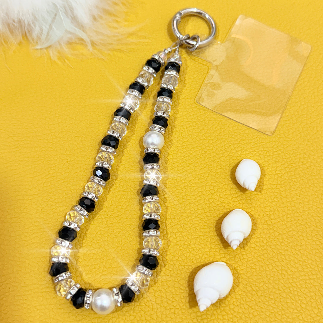 Crystal Charms with Beads & Pearls