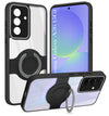 For Samsung Galaxy A36 5G Back Cover Case with stand (Built-in Ring Holder Kickstand | Lifetime Anti Yellow | Camera Protection)