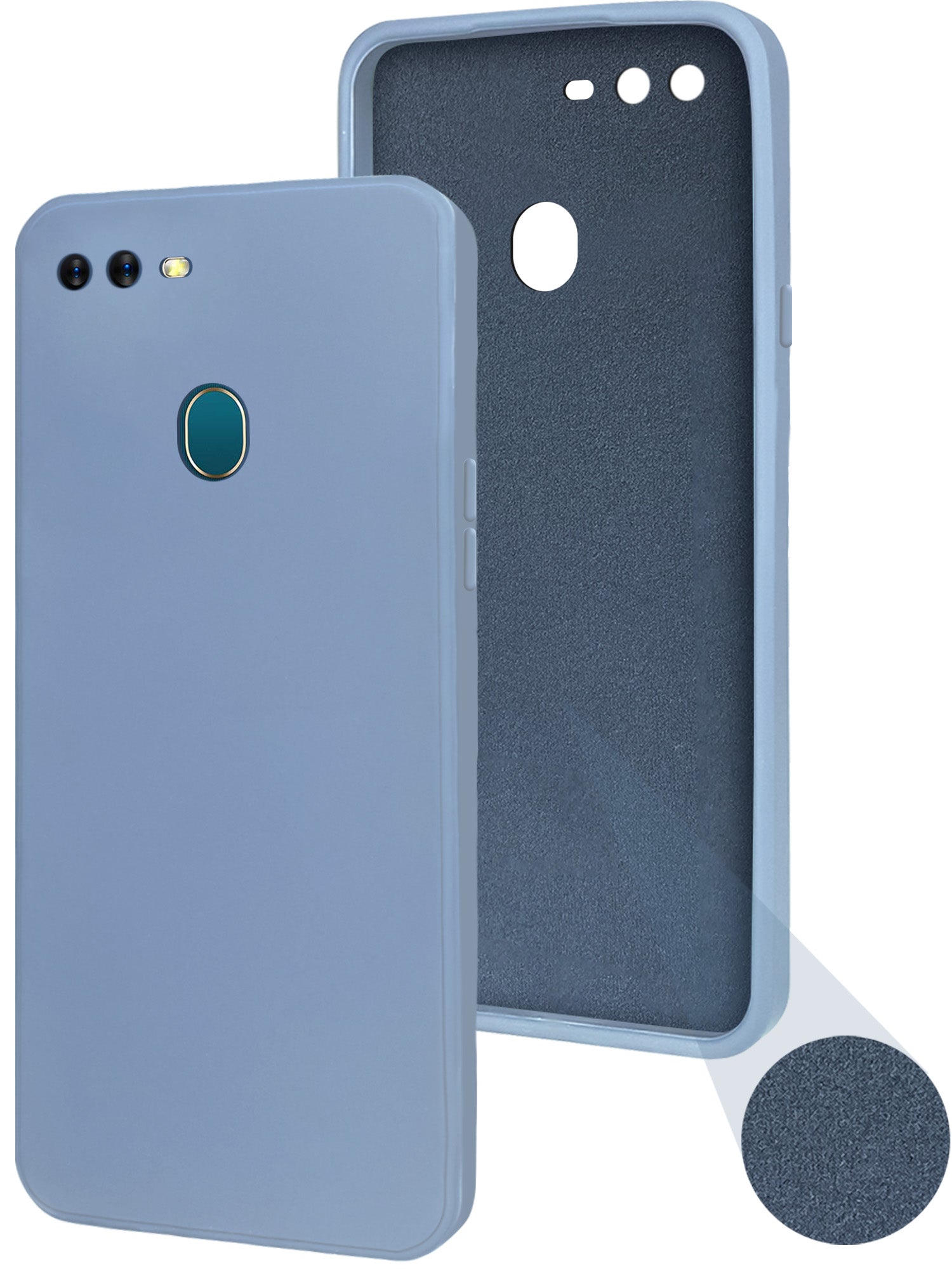For Oppo A11k Back Cover Case (Inside Fiber Cloth | Smooth Matte Finish | Elegant Professional Look)