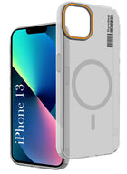 For Apple iPhone 13 Back Cover Case (Soft Touch | Camera Bump Protection | MagSafe Compatible | Matte Finish)