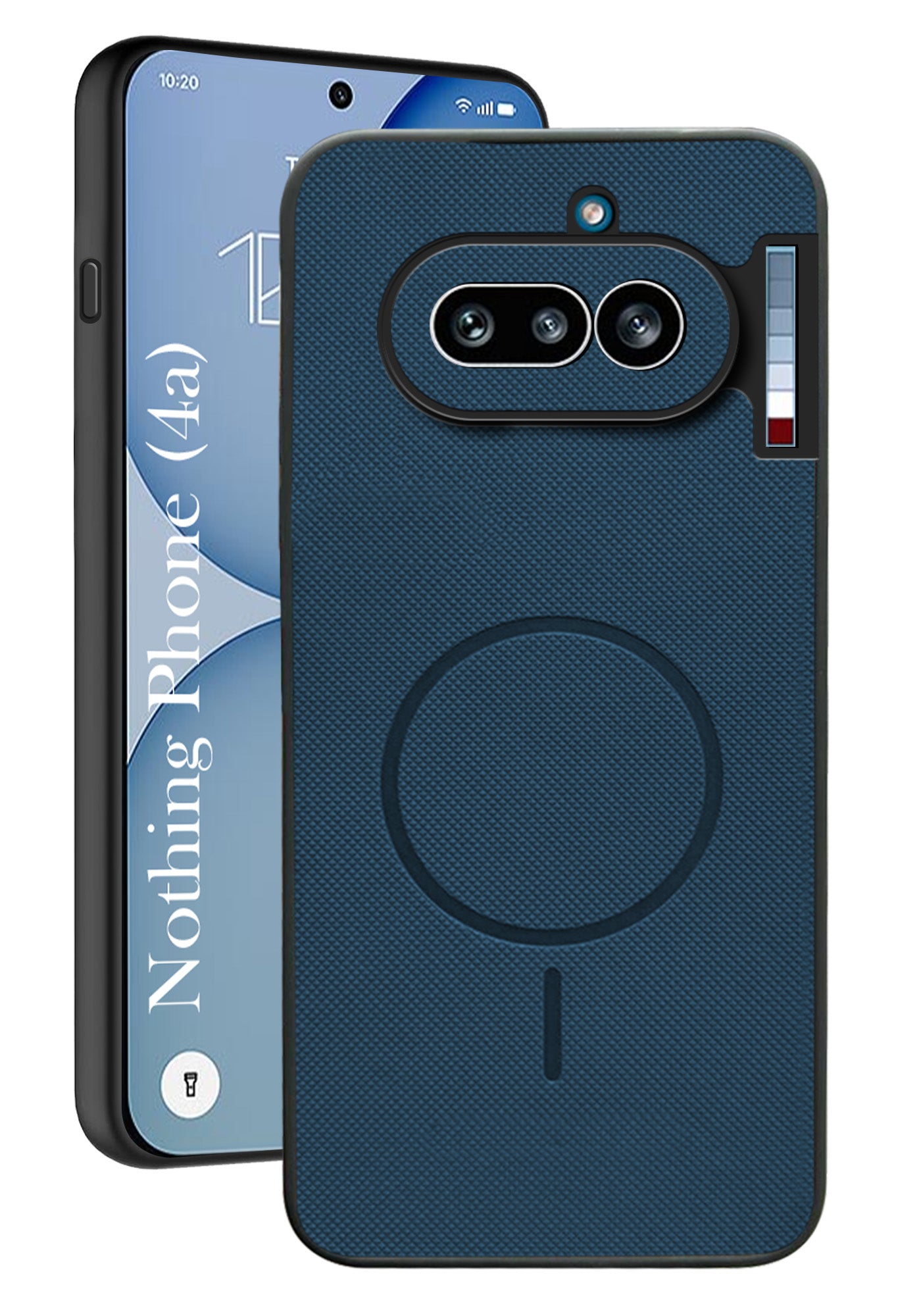 For Nothing Phone 4A 5G Back Cover Case PU Leather (Texture Grip Design | Professional Minimalist | Camera Protection | Soft and Flexible)