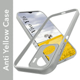 For Vivo Y16 Back Cover Case Ultra-Hybrid (Lifetime Anti Yellow | Anti Scratch | Crystal Clear Shockproof)