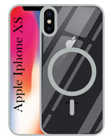 For Apple iPhone Xs Back Cover Case (MagSafe Compatible Wireless Charging | Hybrid Camera Bump Protection | Shockproof Polycarbonate Material)
