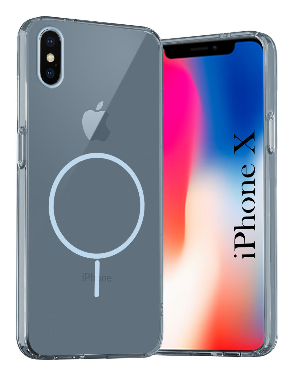 For Apple iPhone X Back Cover Case Silicone (Slim Paper Thin | Camera Protection Bump | Minimalist Professional | Soft Flexible)
