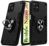 For Realme Narzo 50 Back Case Cover (Shockproof Polycarbonate Dual Layer Hybrid Armor | Robust Black) "