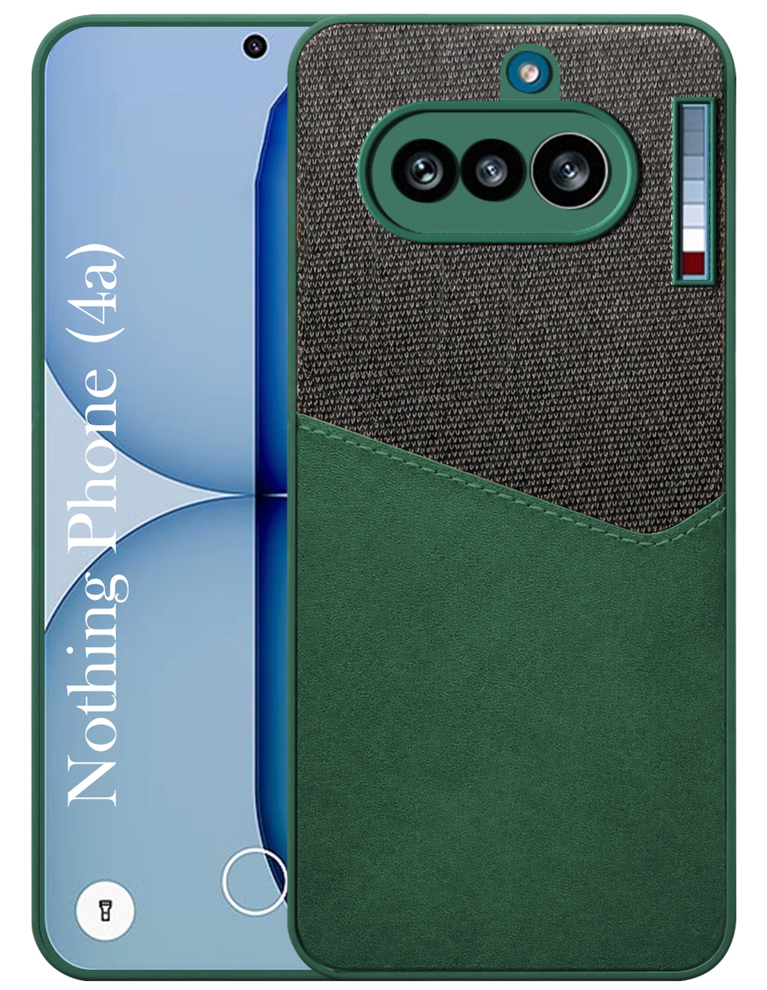 For Nothing Phone 4A 5G Back Cover Case (Dual PU Leather Stitch | Professional Minimalist | Soft and Flexible)