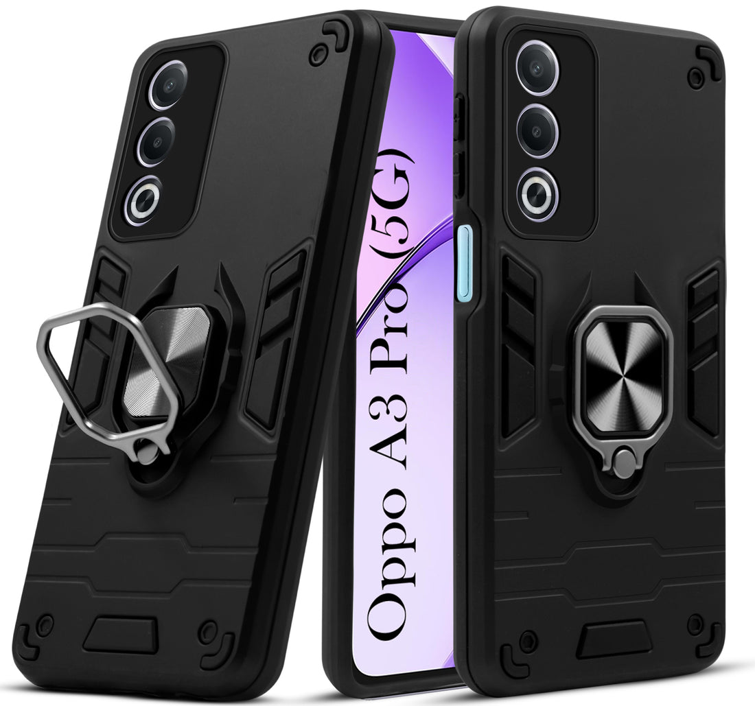 For Oppo A3 Pro 5G Back Cover Case (Shockproof Polycarbonate Dual Layer Hybrid Armor)