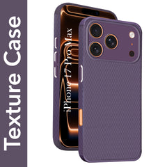 For Apple iPhone 17 Pro Max Back Cover Case (Camera Protection | Side Grip Texture | Soft and Flexible)