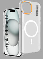 For Apple iPhone 15 Back Cover Case (Soft Touch | Camera Bump Protection | MagSafe Compatible | Matte Finish)