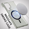 For Samsung Galaxy S22 Ultra 5G Back Cover Case Lifetime Anti-Yellow MagSafe Compatible Clear (Sleek Hard Crystal | Shockproof and Camera Protection)