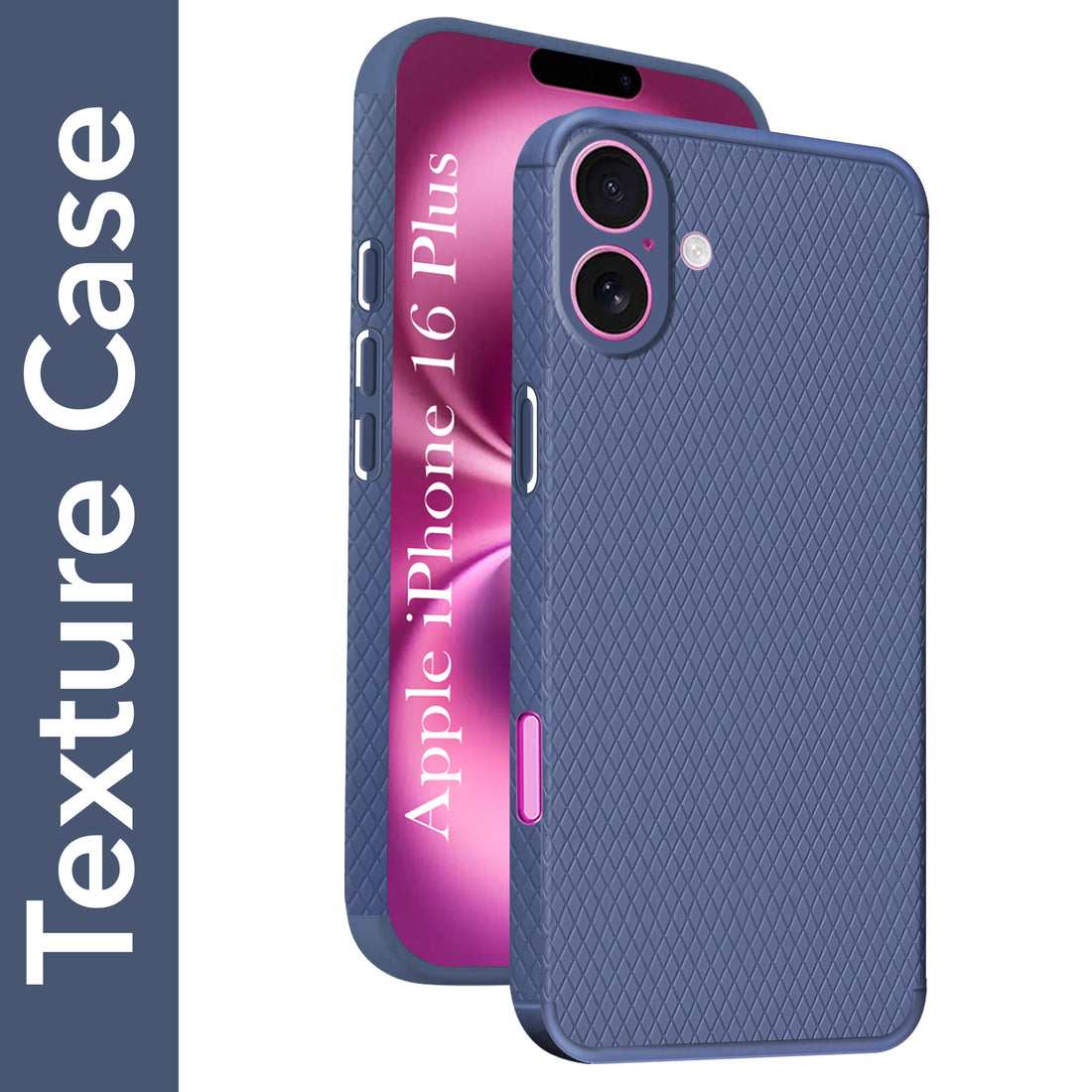 For Apple iPhone 16 Plus Back Cover Case (Liquid Silicone | Side Grip | Camera Protection)