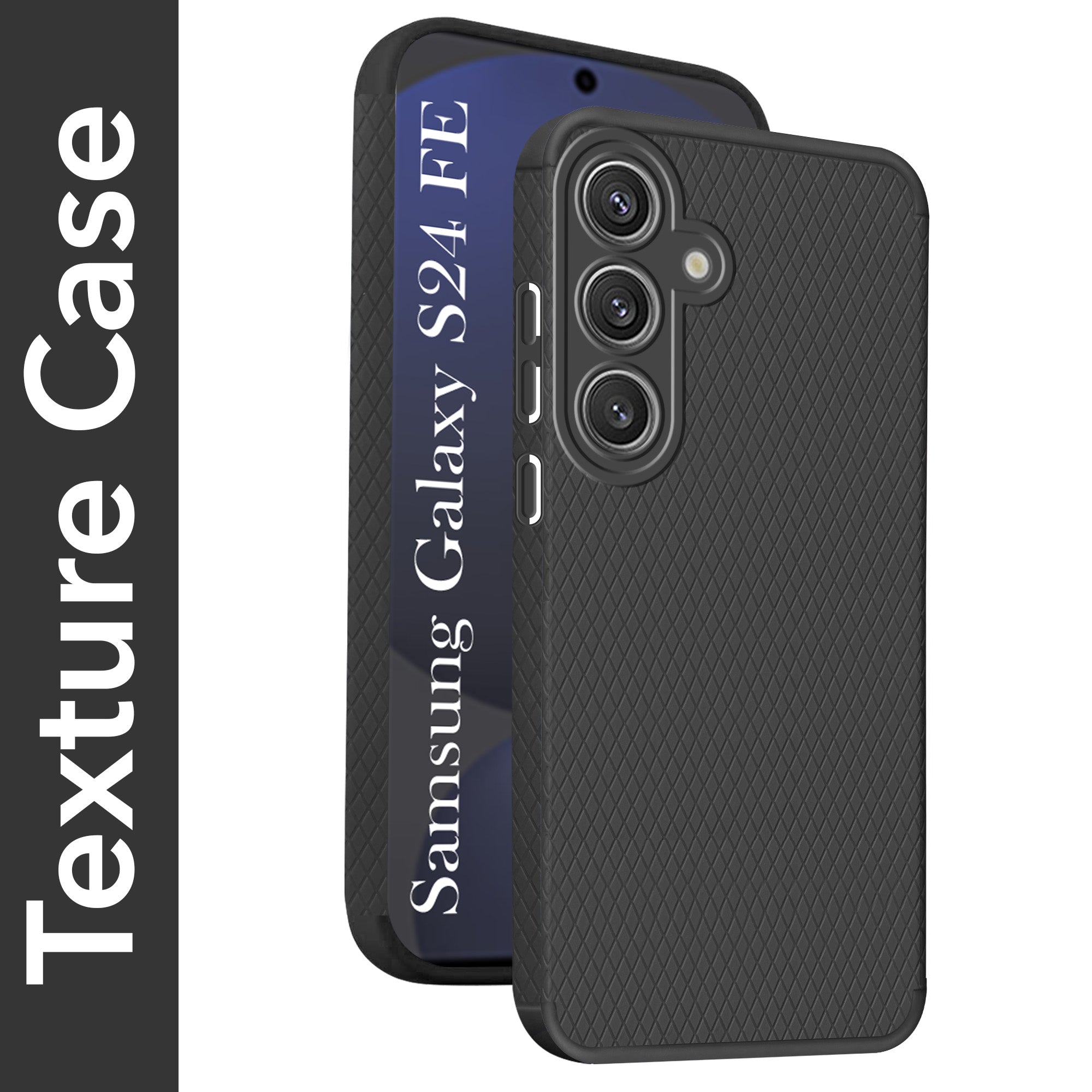 For Samsung Galaxy S24 FE Back Cover Case (Liquid Silicone | Side Grip | Camera Protection)