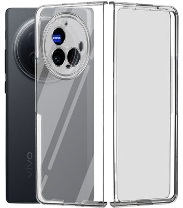 For Vivo X Fold3 Pro Back Cover Case (Hard Anti Yellow Clear Case | Sleek Hard Crystal Clear | Drop & Camera Protection | Shockproof Polycarbonate)