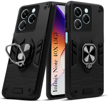 For Infinix Note 40X 5G Back Cover Case (Shockproof Polycarbonate Dual Layer Hybrid Armor)