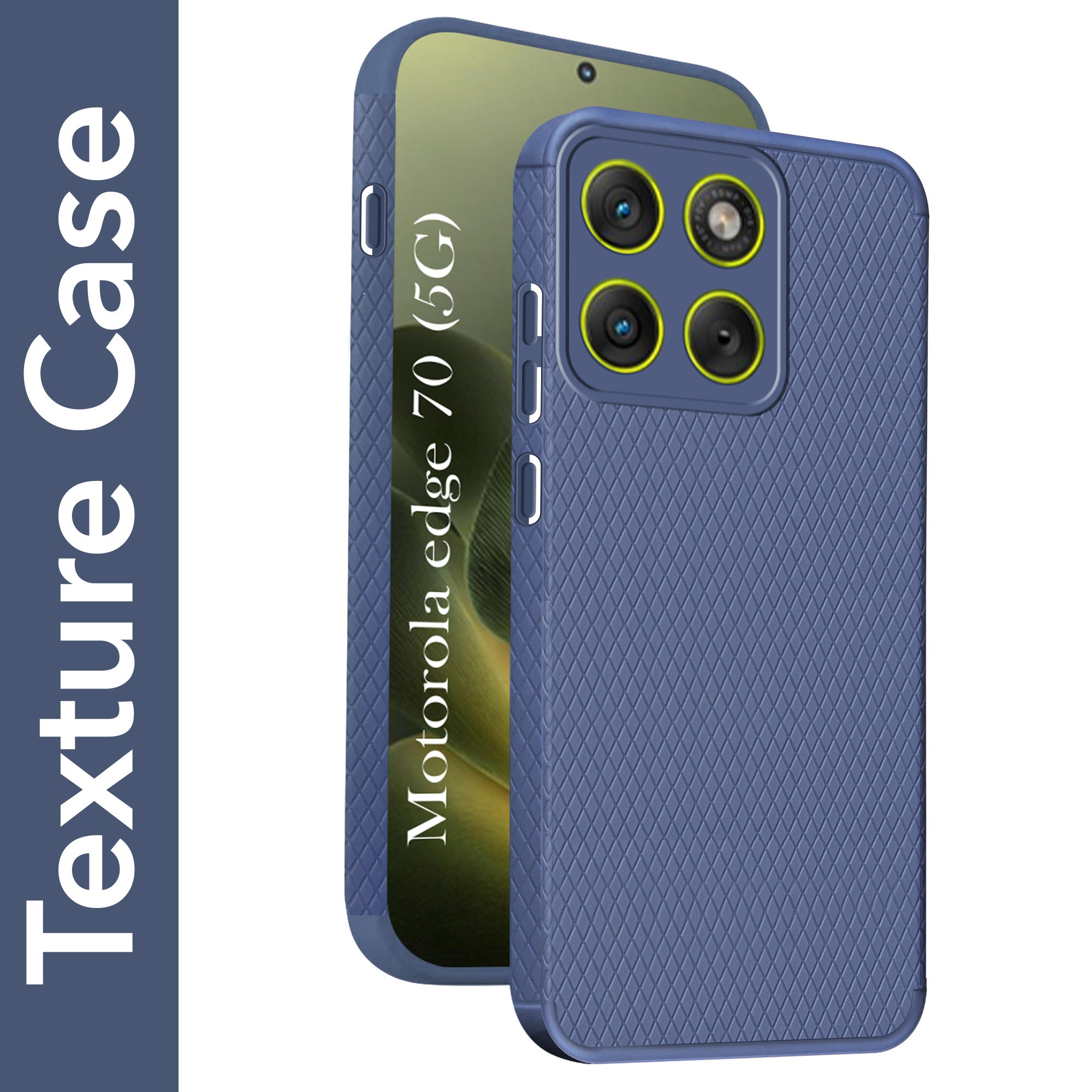 For Motorola Moto Edge 70 Back Cover Case Liquid Silicone (Camera Protection | Side Grip Texture | Soft and Flexible)