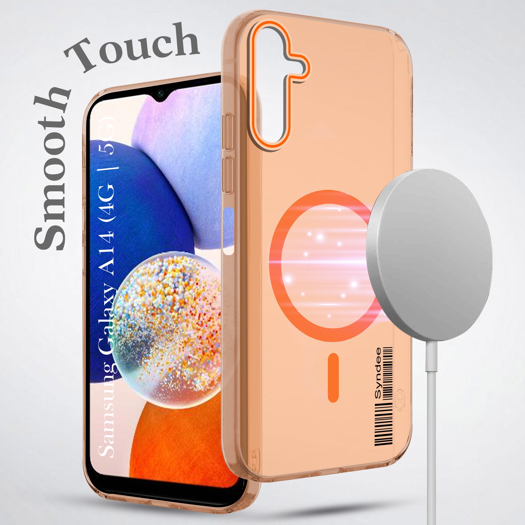 For Samsung Galaxy A14 4G | 5G Back Cover Case (Soft Touch | Camera Bump Protection | MagSafe Compatible | Matte Finish)