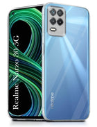 For Realme Narzo 30 5G  Back Cover ( Silicone Clear Shockproof Case with Camera Protection | Soft and Flexible | Transparent)