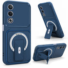 For Oppo A3 Pro 5G Back Case Cover Metallic (Hybrid Armor Kickstand | MagSafe Compatible | Camera Protection Shockproof)