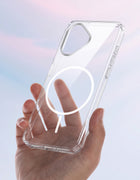 For Apple iPhone 17 Back Case Cover Crystal Anti Yellow (Unbreakable PC | MagSafe Wireless Charging Support |Camera Protection Bump)