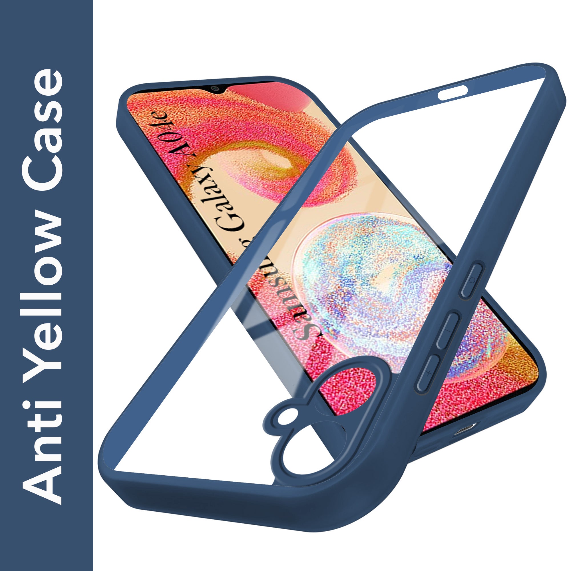 For Samsung Galaxy A04 | A04E Back Cover Case Ultra-Hybrid (Lifetime Anti Yellow | Anti Scratch | Crystal Clear Shockproof)