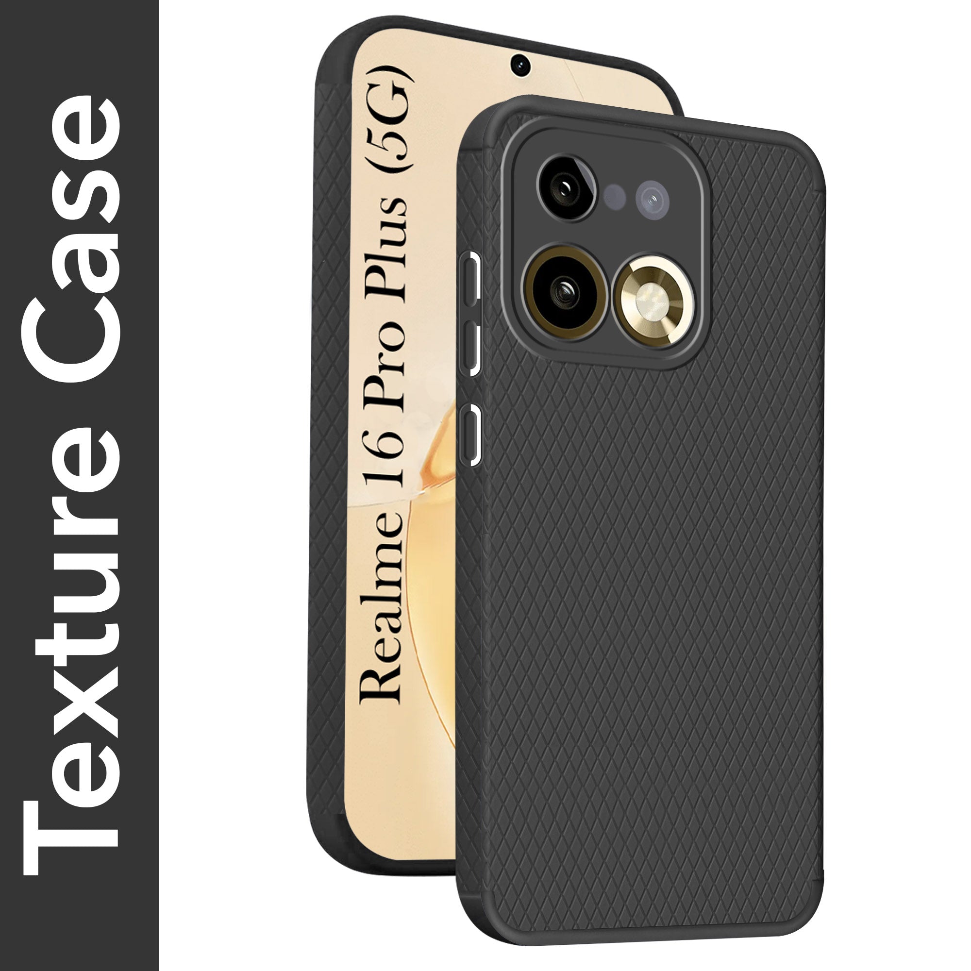 For Realme 16 Pro Plus 5G Back Cover Case Liquid Silicone (Camera Protection | Side Grip Texture | Soft and Flexible)