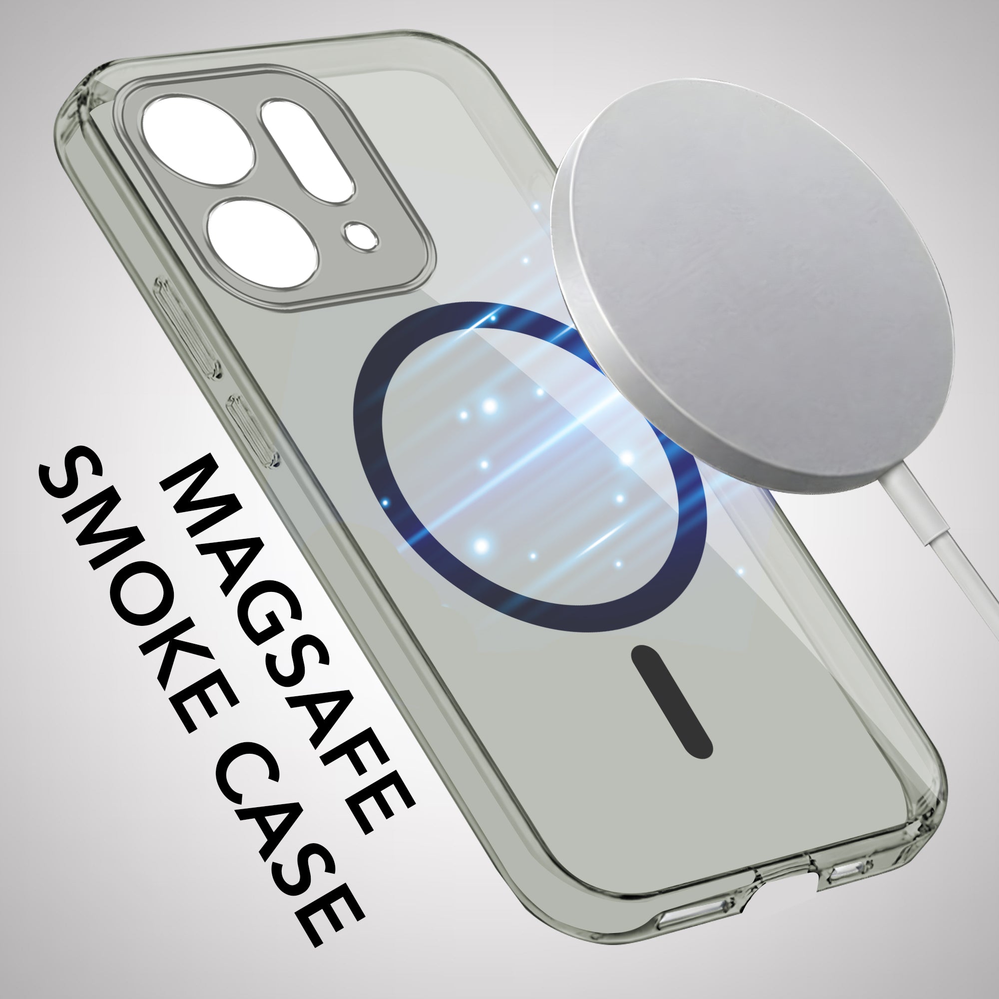 For Oppo Reno14 5G | Oppo Reno 14 5G Back Cover Case Lifetime Anti-Yellow MagSafe Compatible Clear (Sleek Hard Crystal | Shockproof and Camera Protection)
