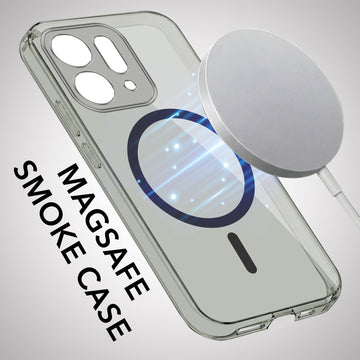 For Oppo Reno14 5G | Oppo Reno 14 5G Back Cover Case Lifetime Anti-Yellow MagSafe Compatible Clear (Sleek Hard Crystal | Shockproof and Camera Protection)