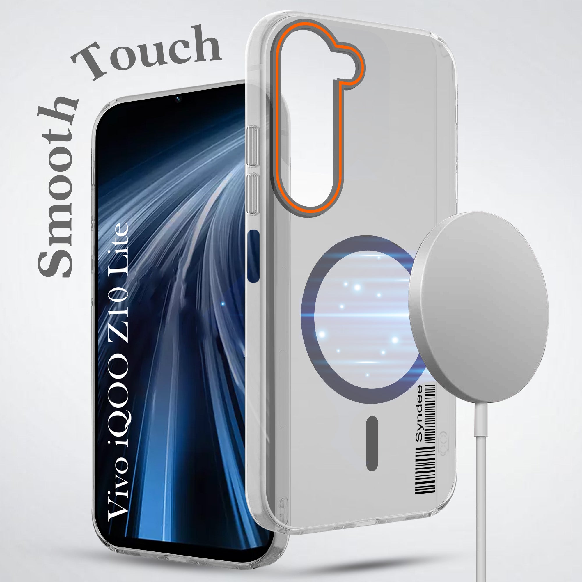 For Vivo iQOO Z10 Lite Back Cover Case (Soft Touch | Camera Bump Protection | MagSafe Compatible | Matte Finish)
