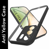 For Vivo Y200 Back Cover Case Ultra-Hybrid  (Lifetime Anti Yellow | Anti Scratch | Crystal Clear Shockproof)