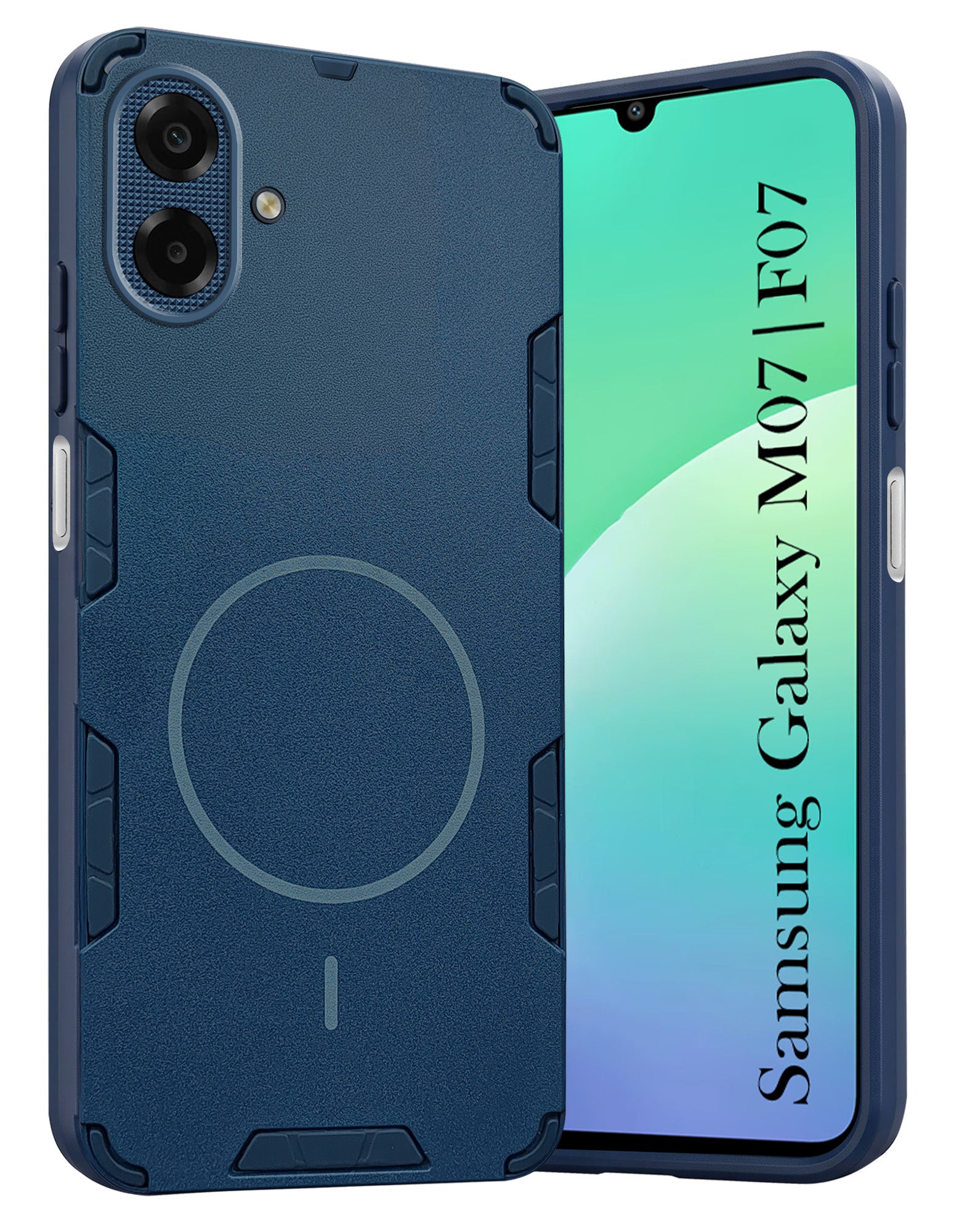 For Samsung Galaxy M07 | Samsung Galaxy F07 Back Cover Case (Slim Hybrid Armor | Shockproof Camera Protection | Rugged Dual Layer)