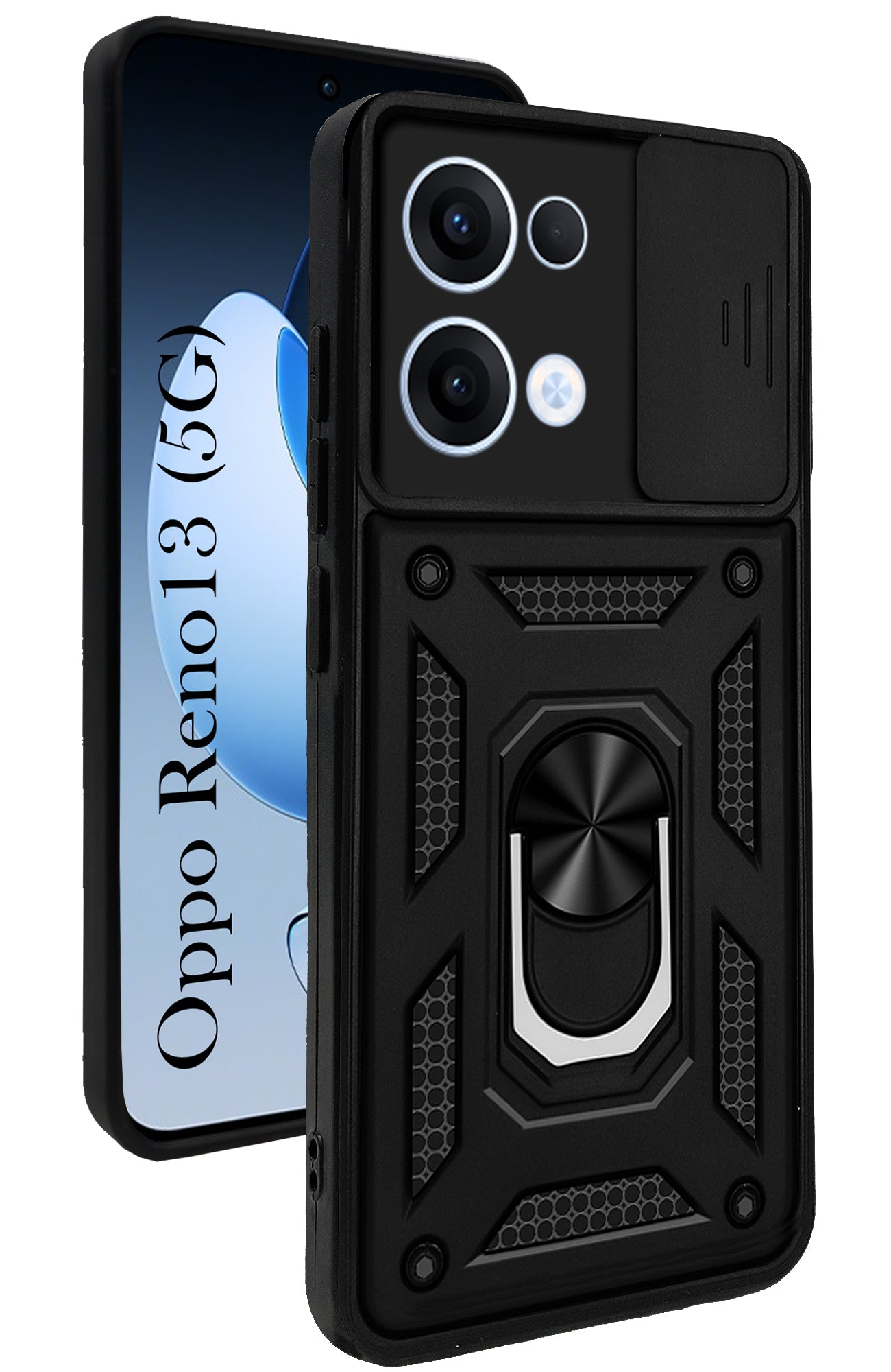 For Oppo Reno13 | Oppo Reno 13 Back Cover Case (Hybrid Dual Armor Polycarbonate)