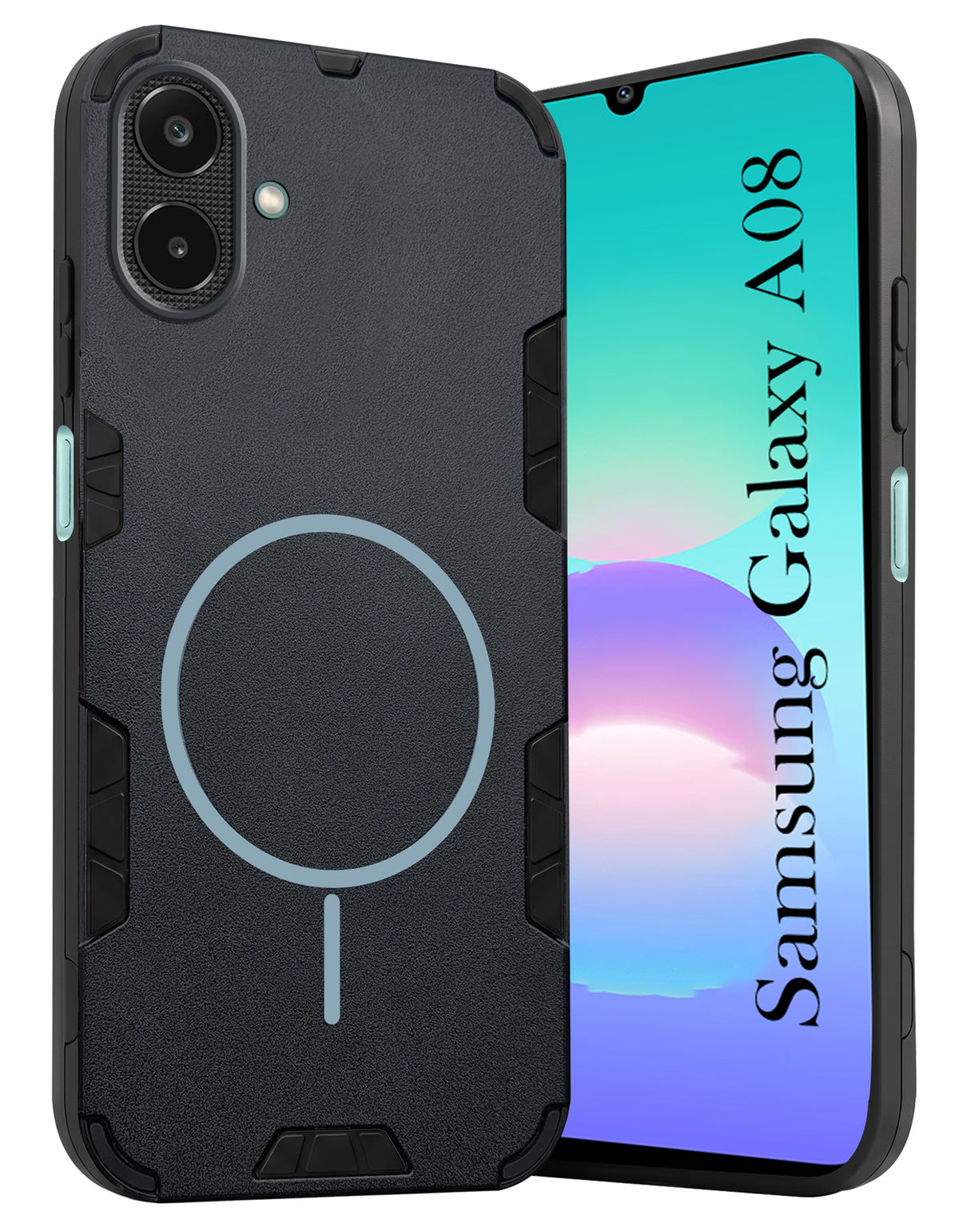 For Samsung Galaxy A08 Back Cover Case (Slim Hybrid Armor | Shockproof Camera Protection | Rugged Dual Layer)