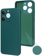 For Realme C71 Back Cover Case (Matte Finish Silicone with Inside Fiber cloth)